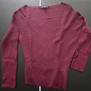 Banana Republic Rich Burgundy Crew Neck Sweater